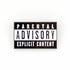 Add an edgy touch to your game with Ballmarkers by Logie Joe’s Parental Advisory—a black and white design featuring bold text, perfect for golf ball markers or divot tools.