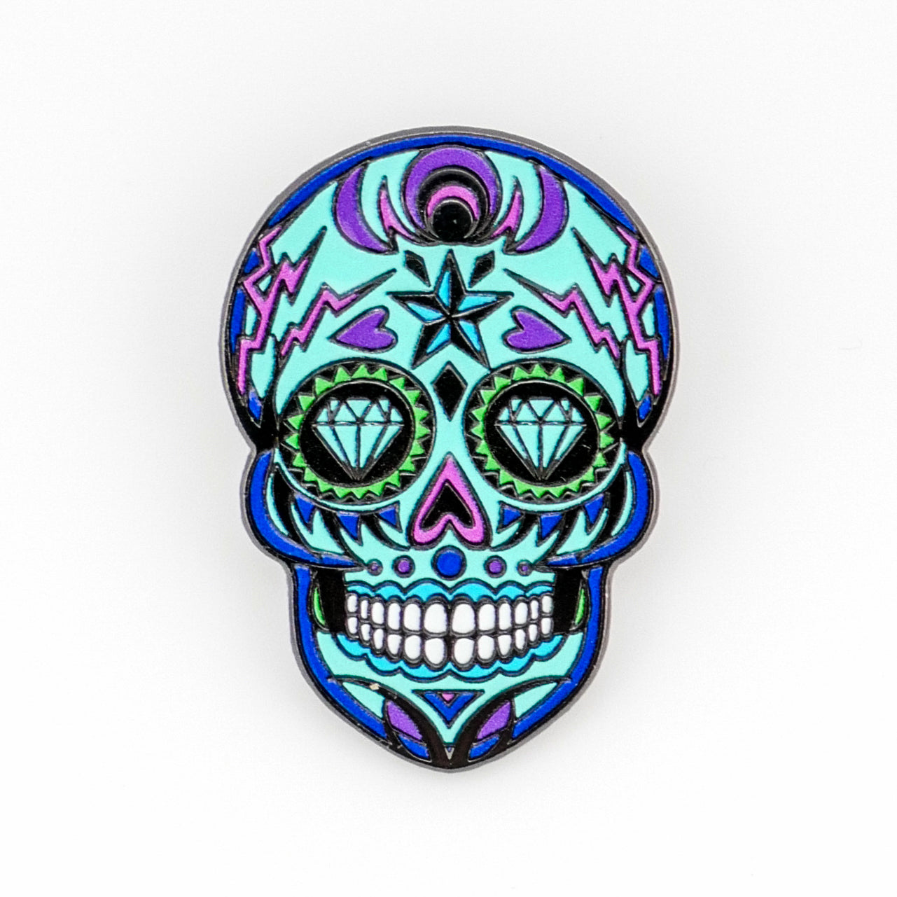 Blue Sugar Skull