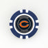 Show your team spirit with the Chicago Bears poker chip ball marker by Ballmarkers from Logie Joes, featuring a blue and white design with the iconic orange C and Chicago Bears text—ideal for NFL collectors and golf fans.