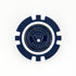A blue and white poker chip-style Milwaukee Brewers marker by Ballmarkers from Logie Joes, featuring the team logo and name at the center—ideal as an MLB golf ball marker for fans.